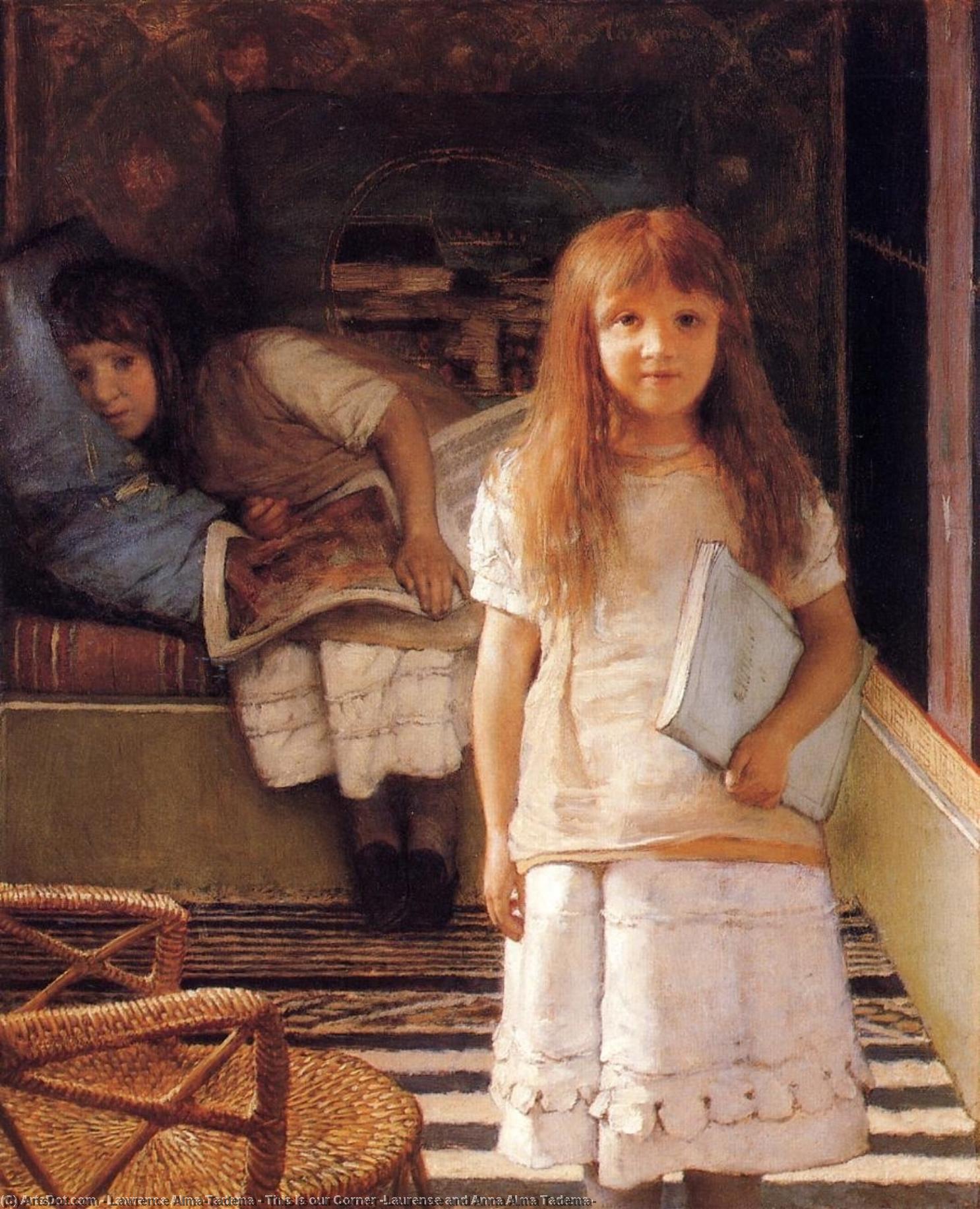 This Is Our Corner (laurense And Anna Alma Tadema) — Lourens Alma Tadema