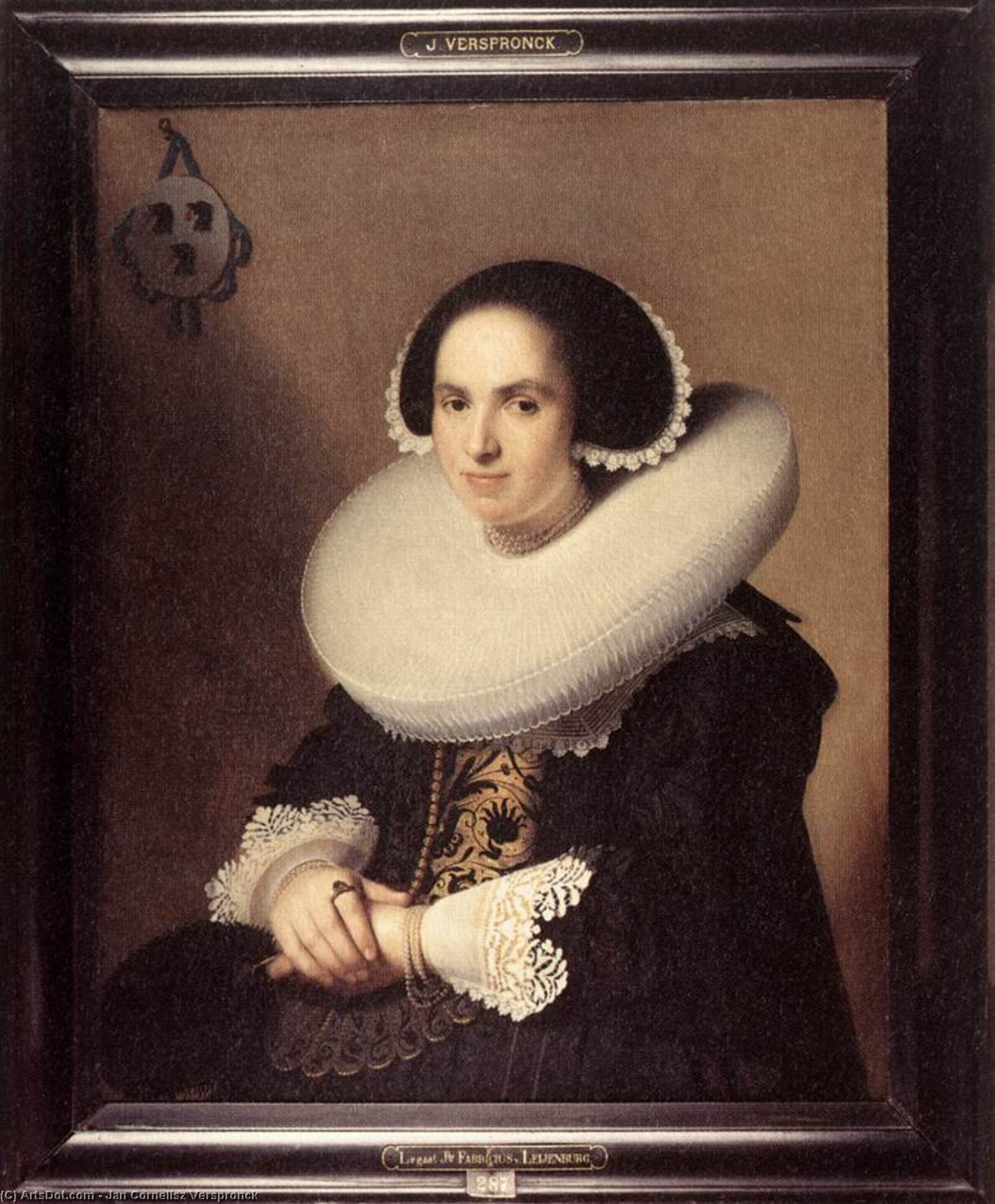 Portrait Of Willemina Van Braeckel — Johannes Cornelisz Verspronck