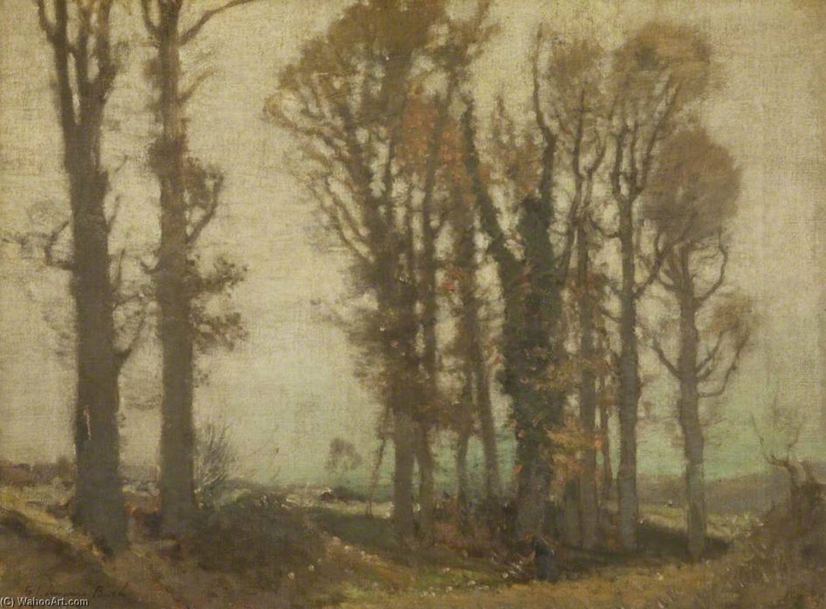 Trees, Sombre Tones — Samuel John Lamorna Birch