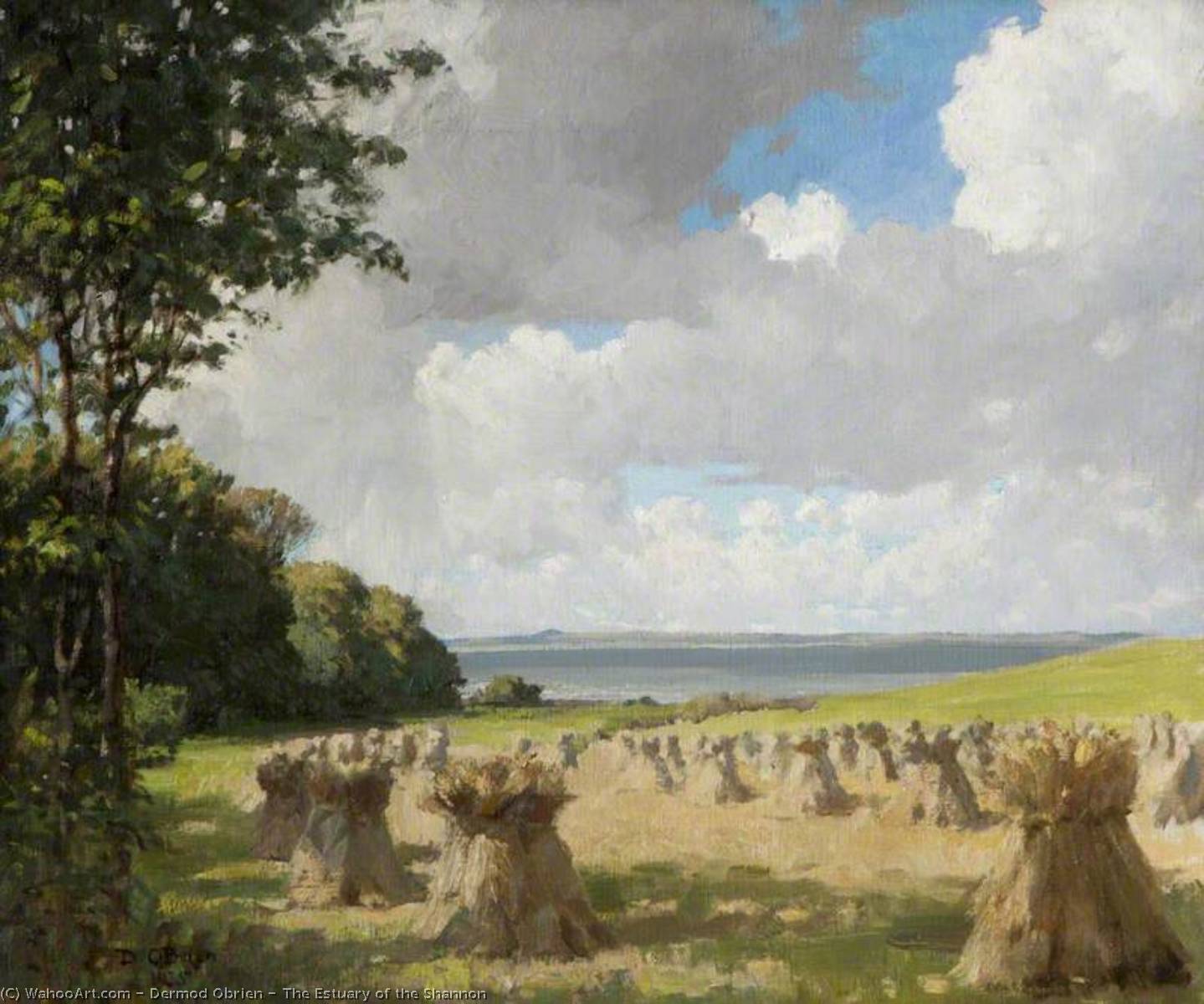 The Estuary Of The Shannon — Dermod Obrien