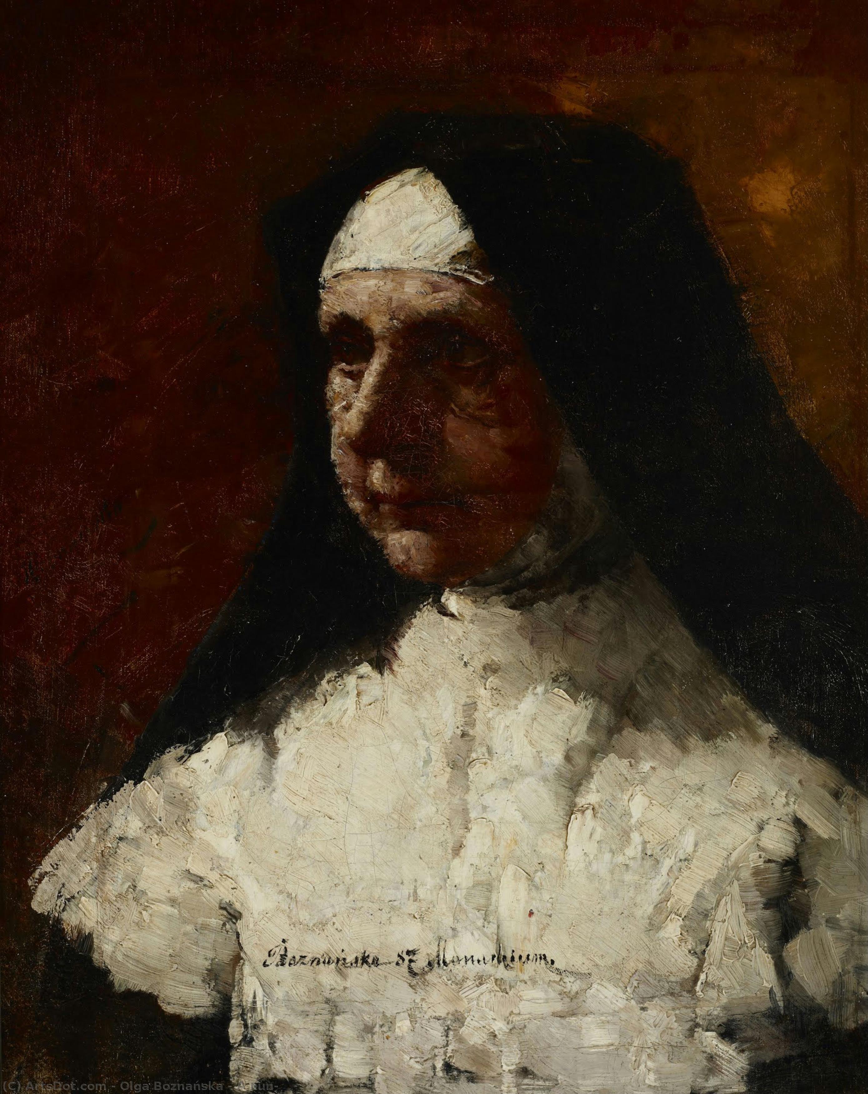 A Nun — Olga Boznańska