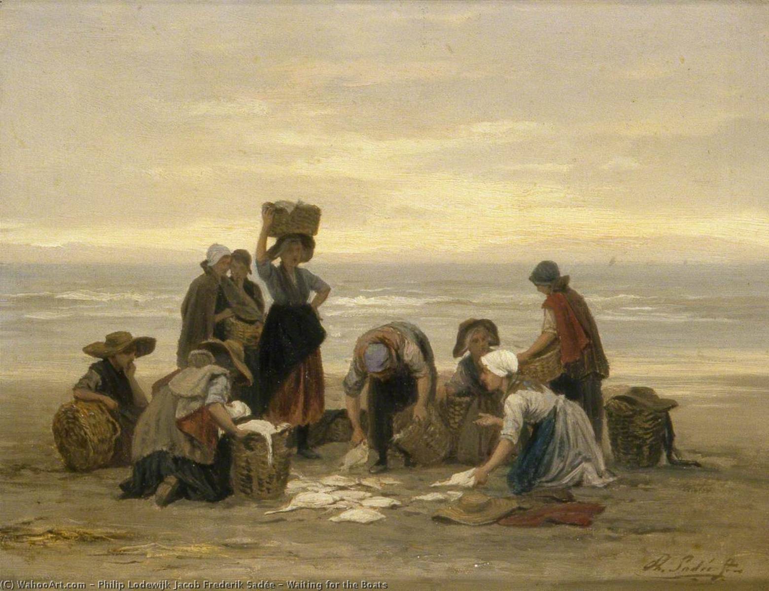 Waiting For The Boats — Philip Lodewijk Jacob Frederik Sadée