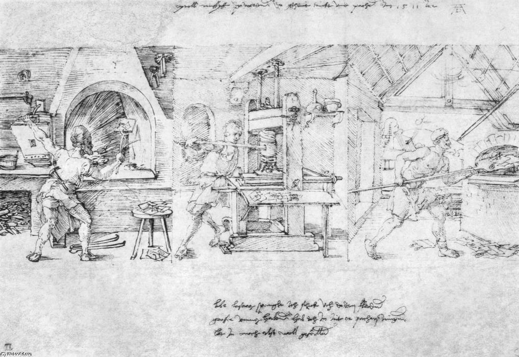 Caricature Of Lazarus Spengler — Albrecht Dürer