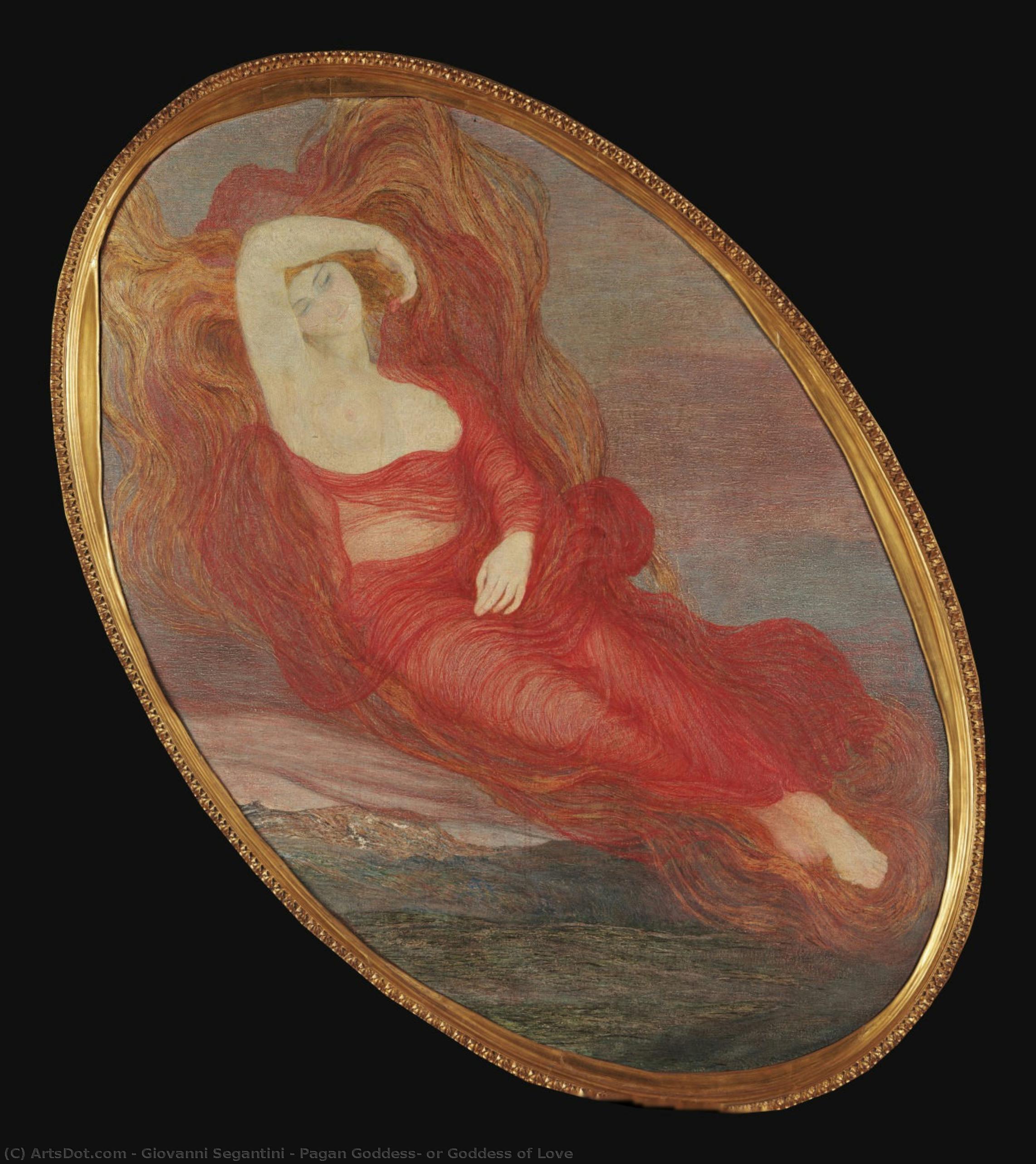 Pagan Goddess, Or Goddess Of Love — Ђовани Сегантини