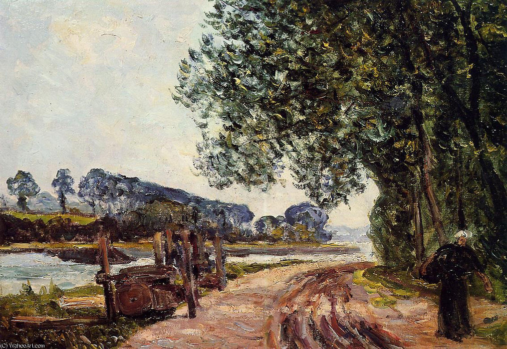 The Banks Of The River Auray, Brittany — Maxime Emile Louis Maufra
