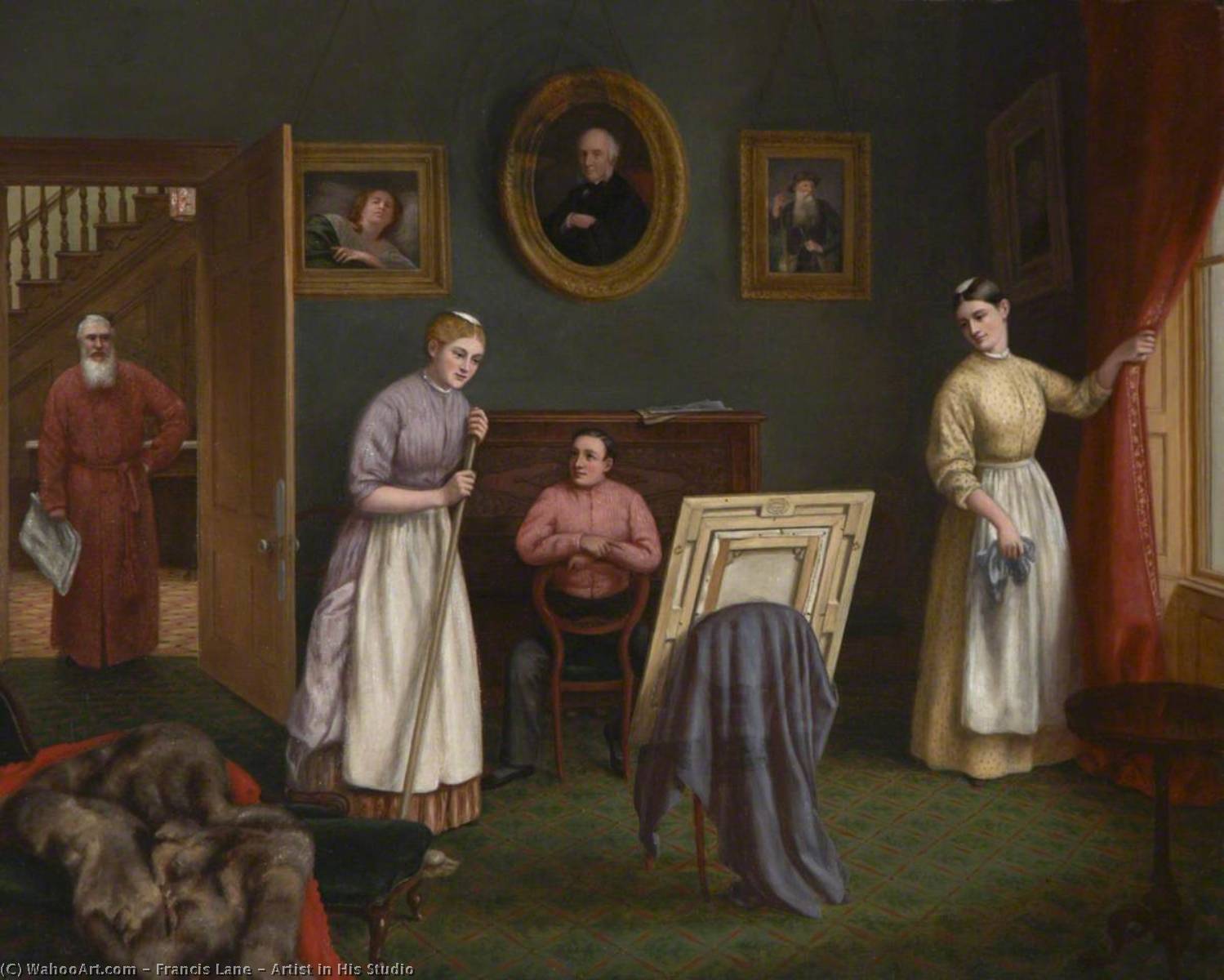 Artist In His Studio — Francis Lane