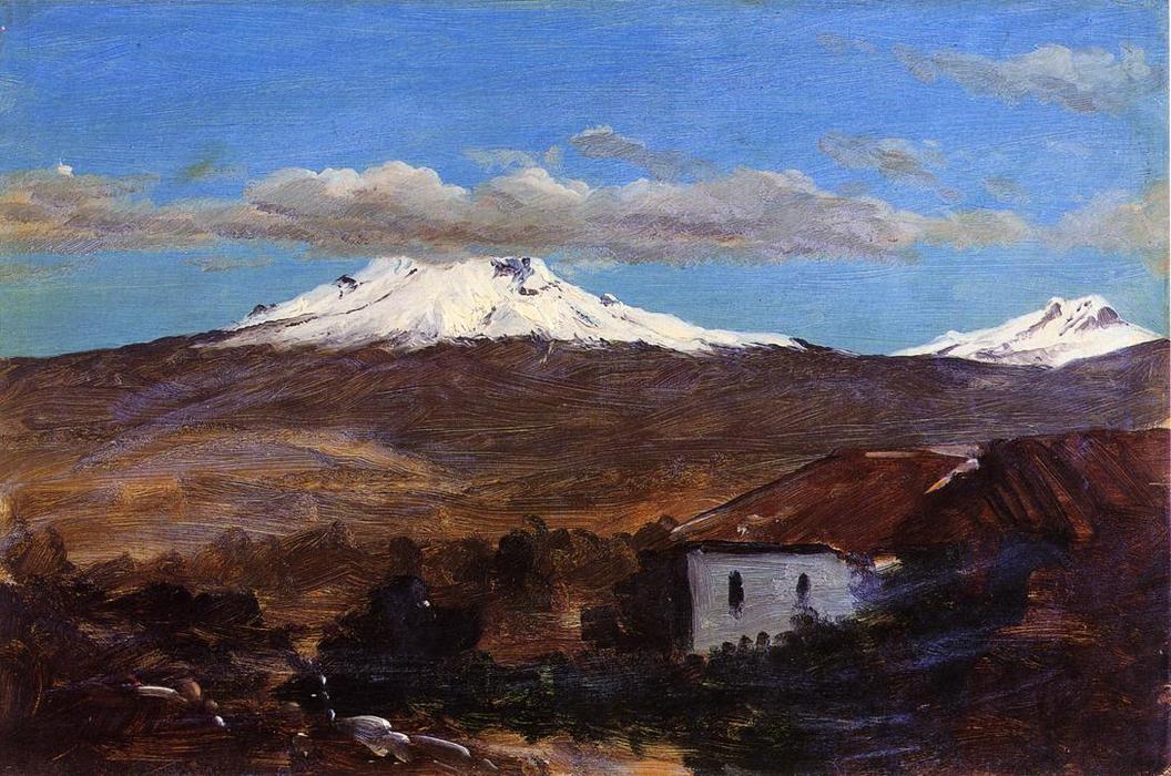 Mount Chimborazo, Ecuador, Shown From Riiobamba — Фредерик Едвин Чурч