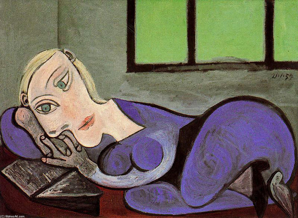 Liegende Frau Liest — Pablo Picasso