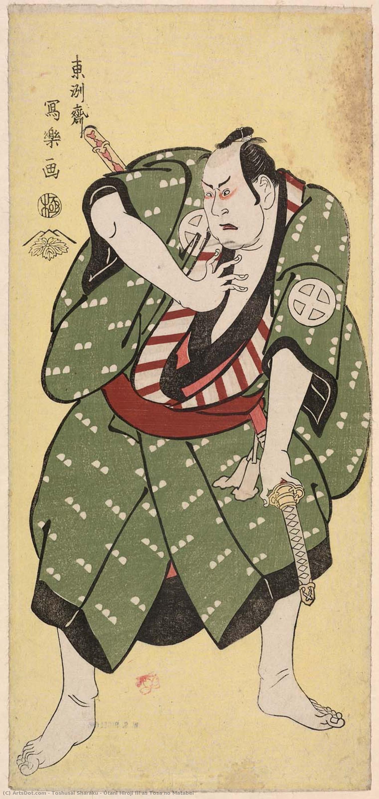 Ōtani Hiroji Iii As Tosa No Matabei — Toshusai Sharaku