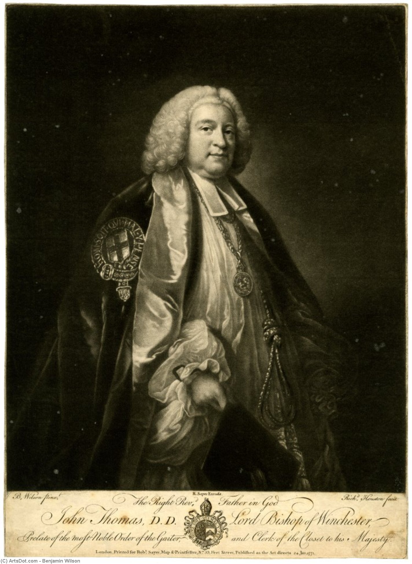 John Thomas Bishop Of Winchester Houston — Benjamin Wilson
