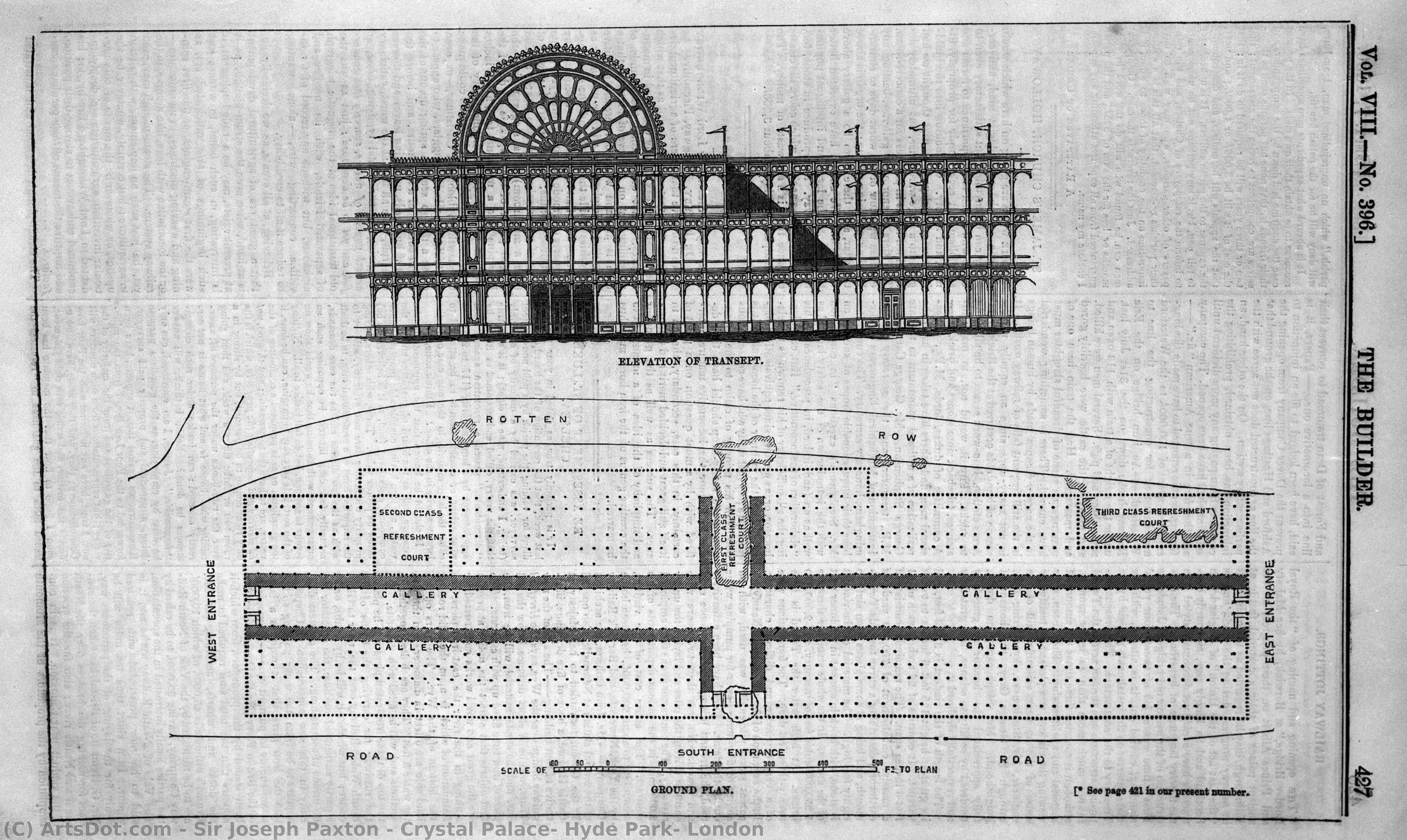 Crystal Palace, Hyde Park, London — Sir Joseph Paxton