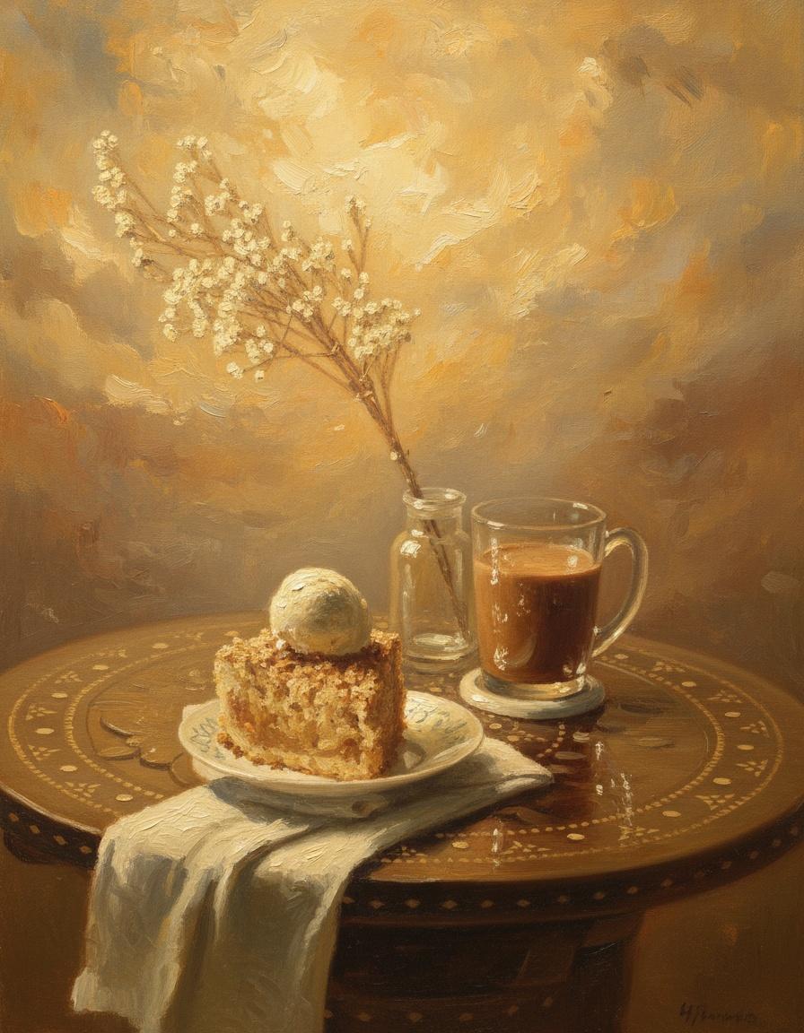 Ephemeral Solace In Ochre And Sepia — Isabelle Perrin