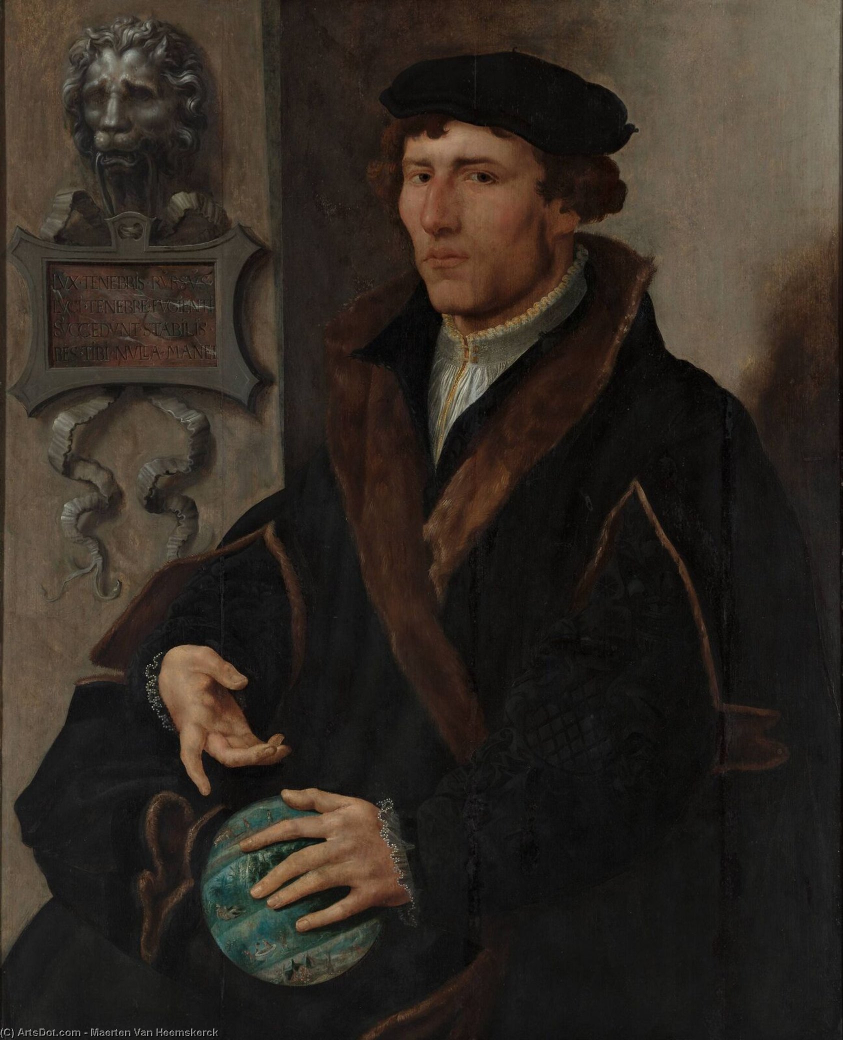 Portrait Of Reinerus Frisius Gemma — Maerten Van Heemskerck