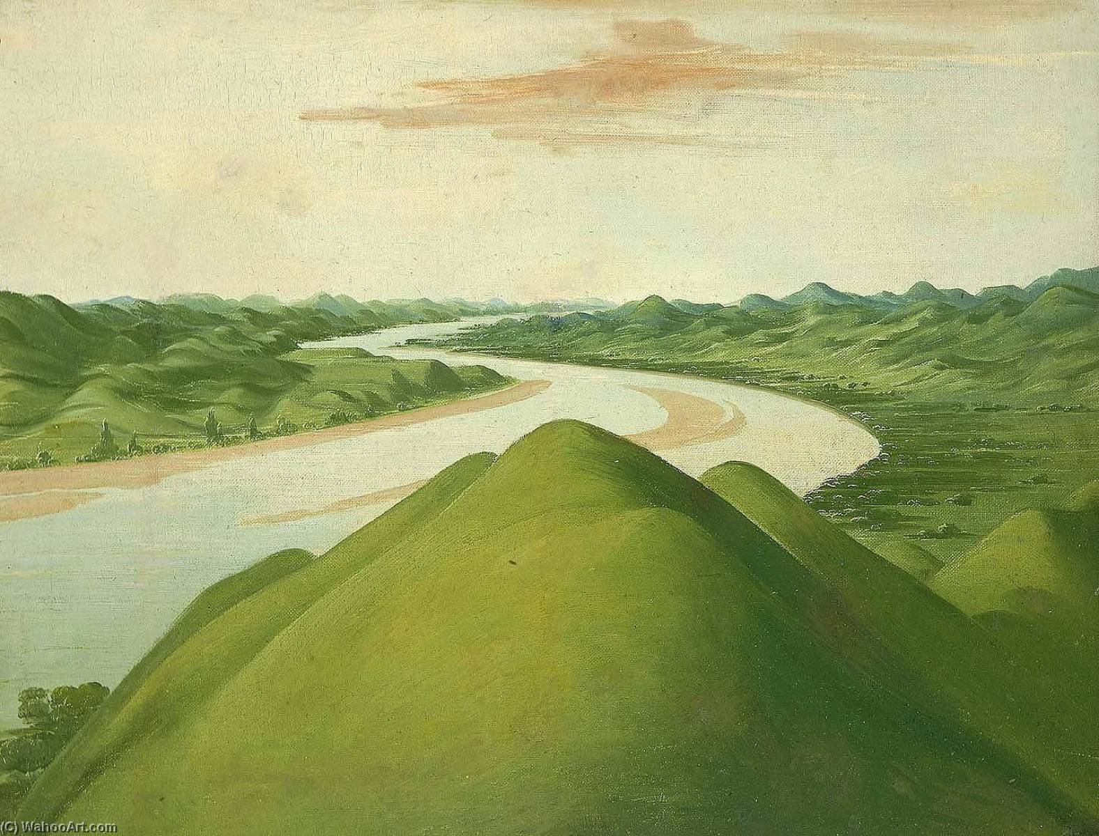 View In The Cross Timbers, Texas — Джордж Катлин