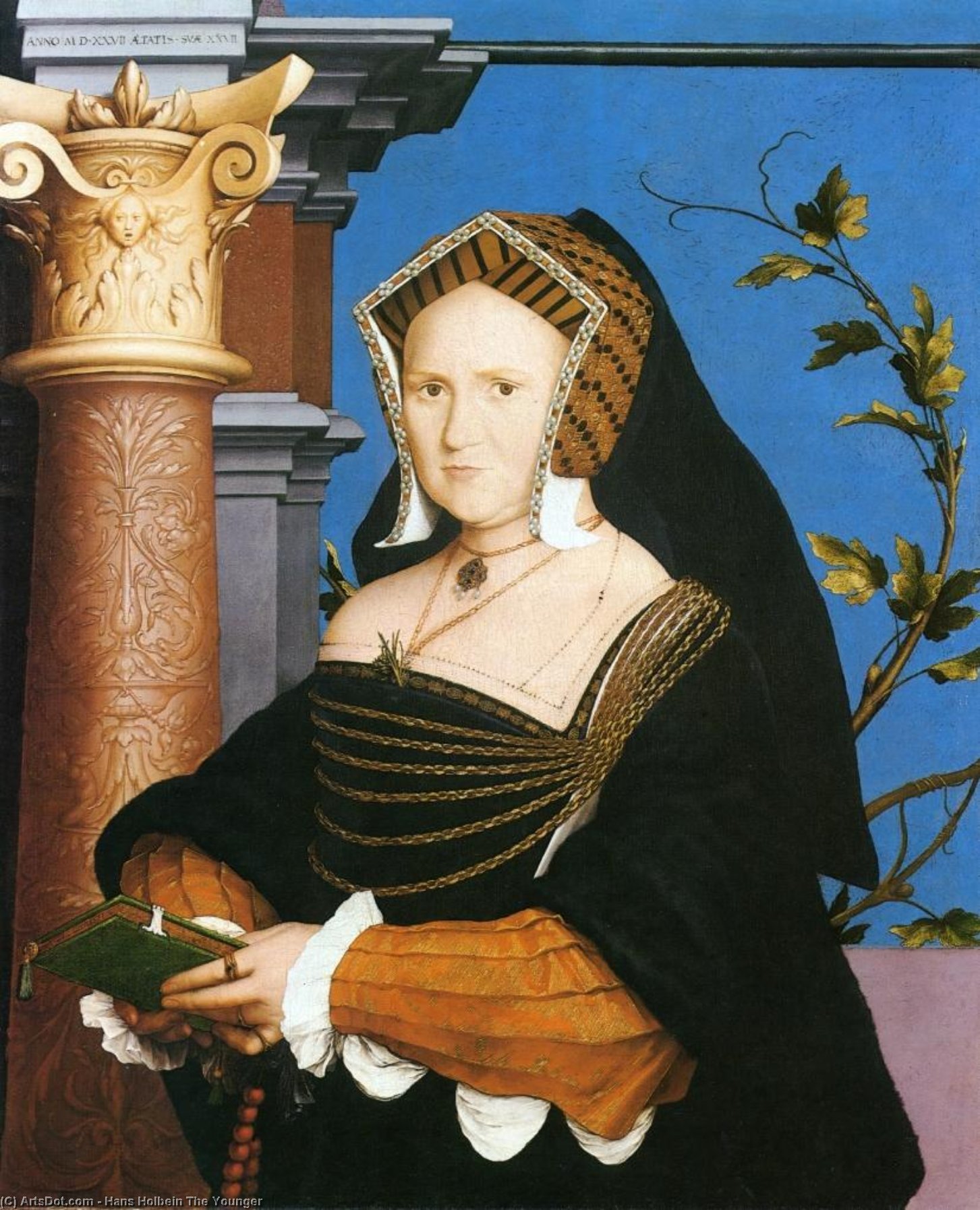 Retrato De Lady Guildford — Hans Holbein El Joven