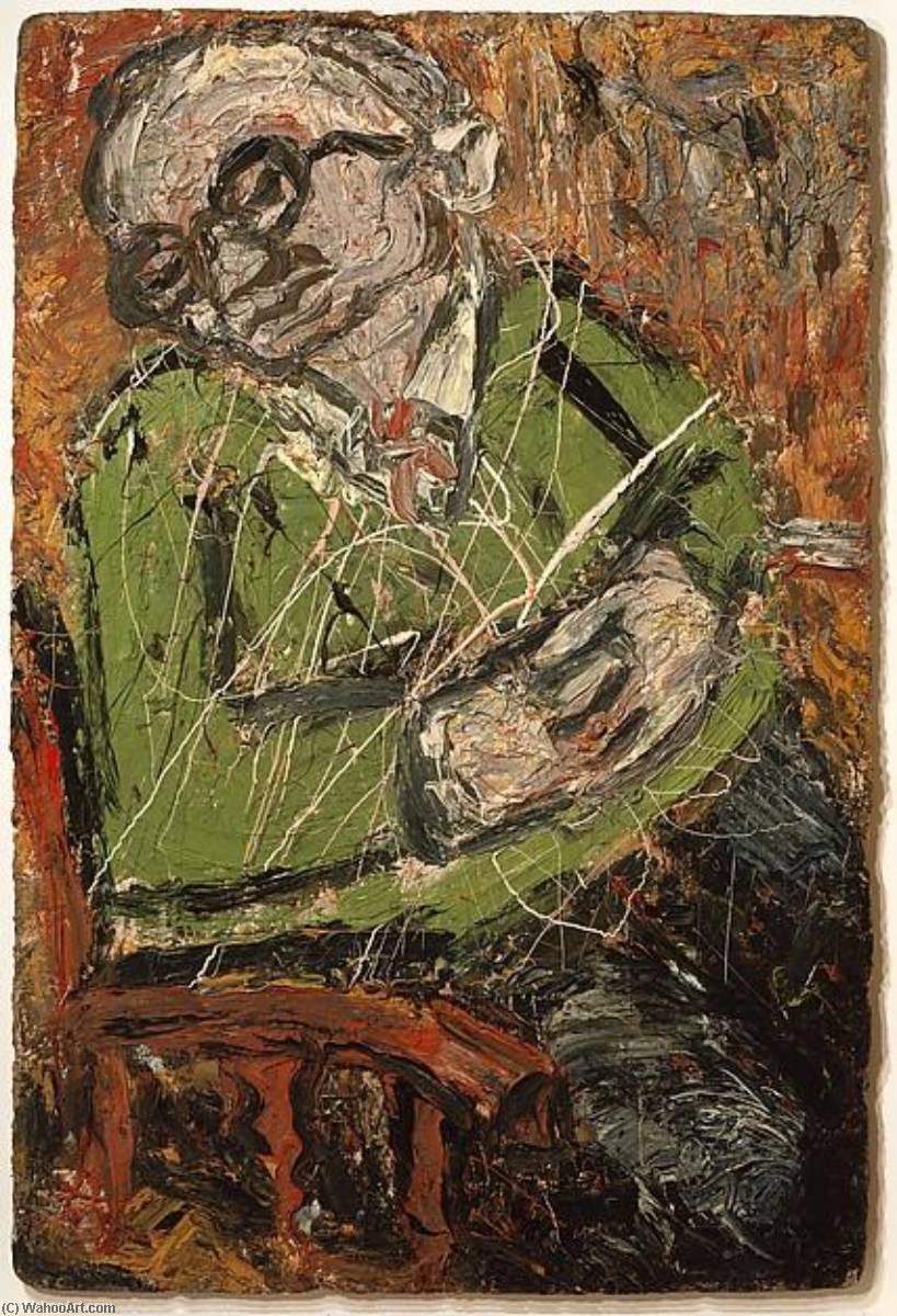 Portrait Of Chaim, Number 1 — Leon Kossoff