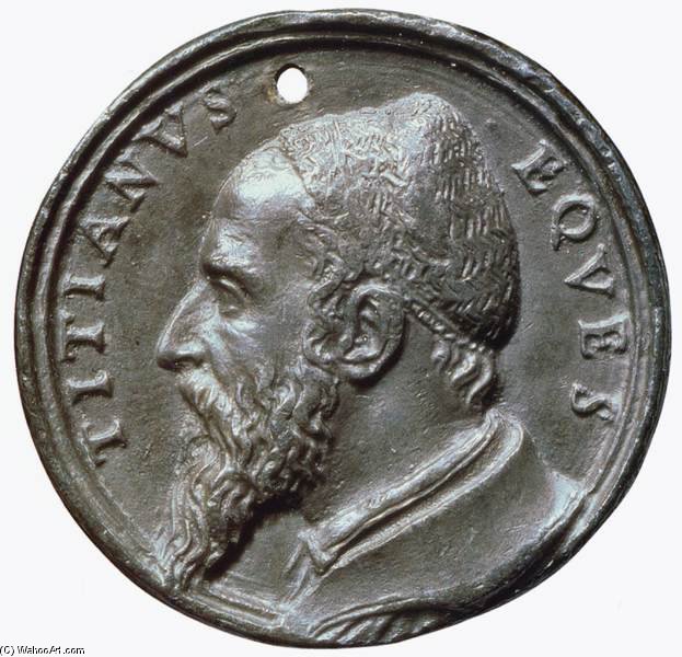 Portrait Medal Of Titian — Pastorino De' Pastorini