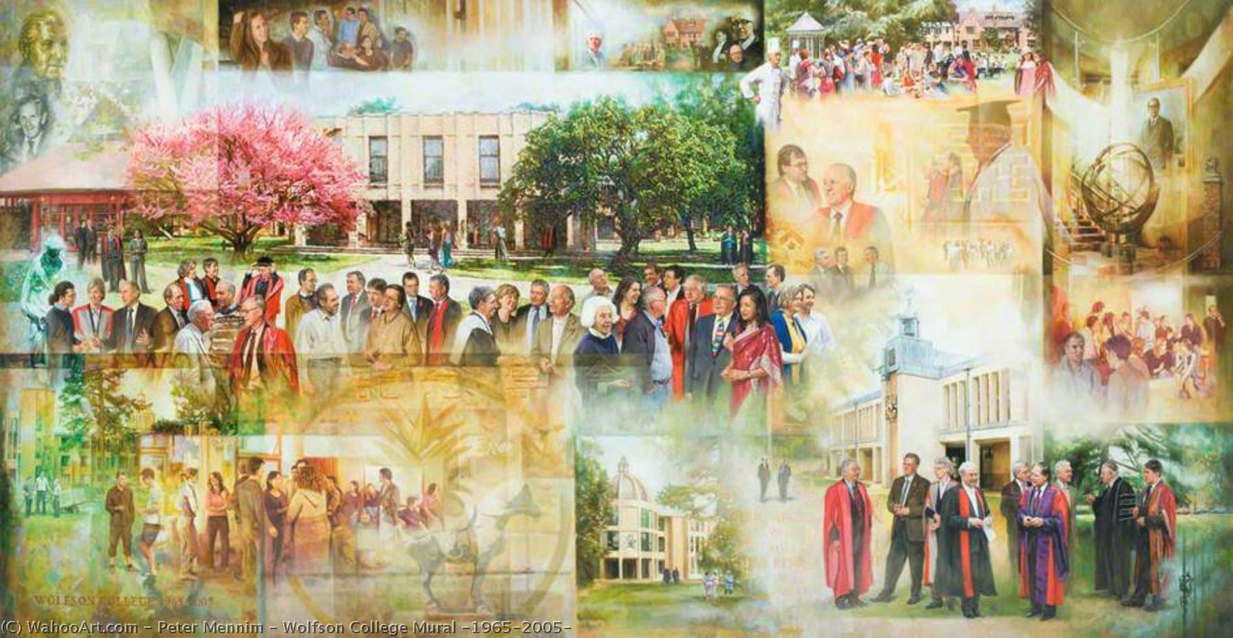 Wolfson College Mural (1965–2005) — Peter Mennim