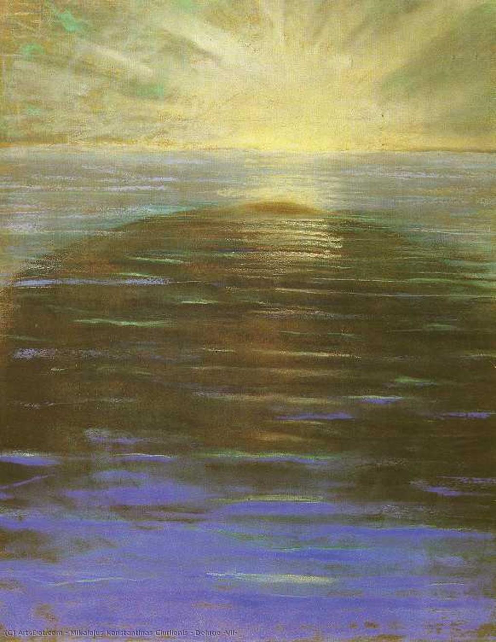 Deluge (vii) — Mikalojus Konstantinas Čiurlionis