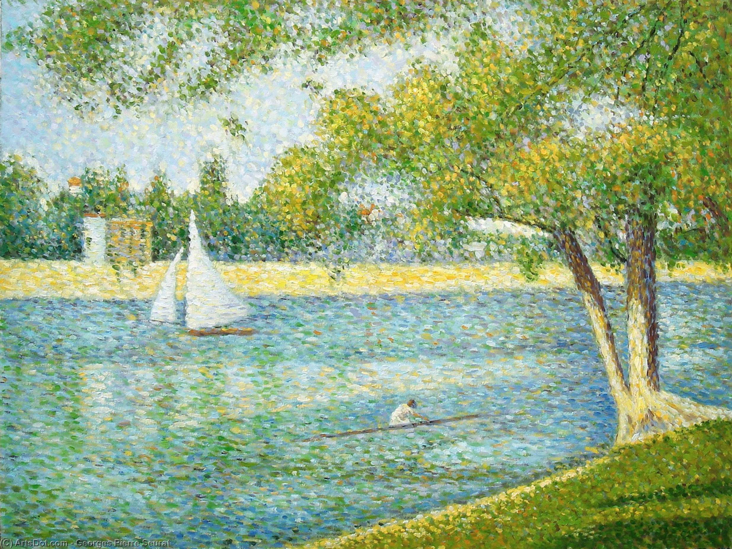 Die Seine Bei La Grande-jatte — Georges Pierre Seurat