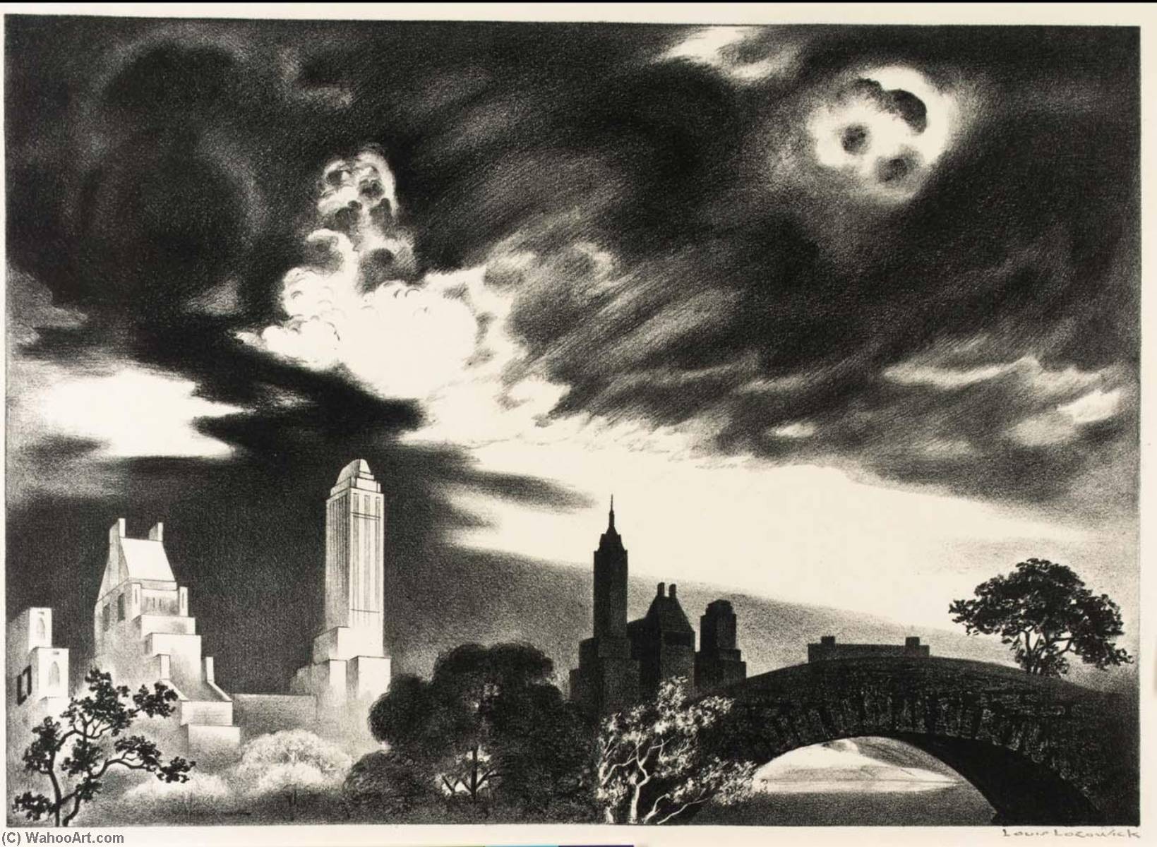 Angry Skies — Louis Lozowick