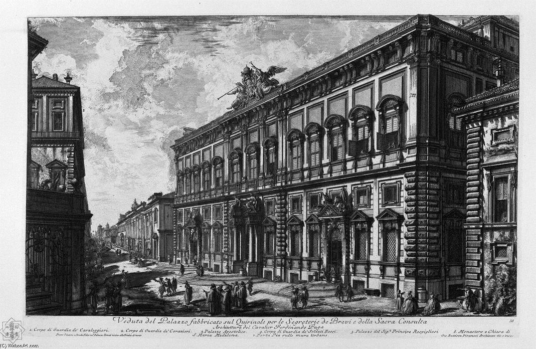 View Of The Farnese Palace — Ђаво Battista Пирањези