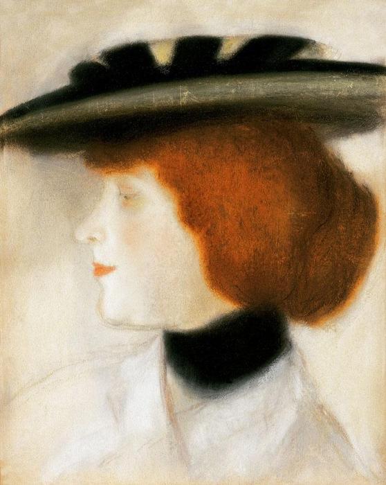 Woman With Red Hair — József Rippl-rónai