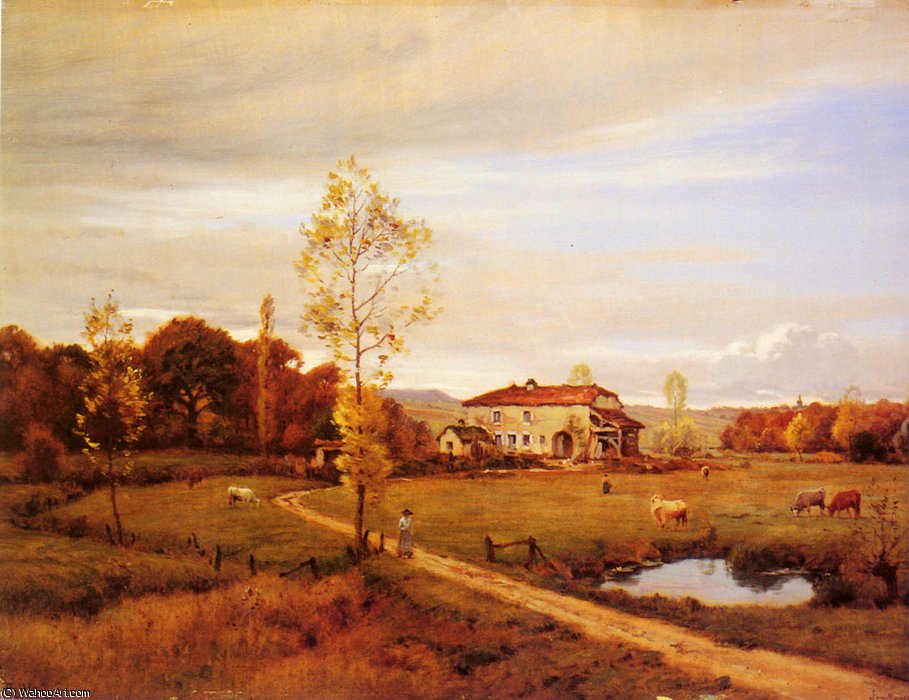 Jan Ferdinand Le Petit Moulin Pres Jonvelle Hte Saone — Jean Ferdinand Monchablon