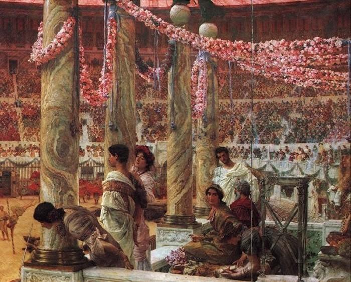 Caracella And Geta — Lourens Alma Tadema