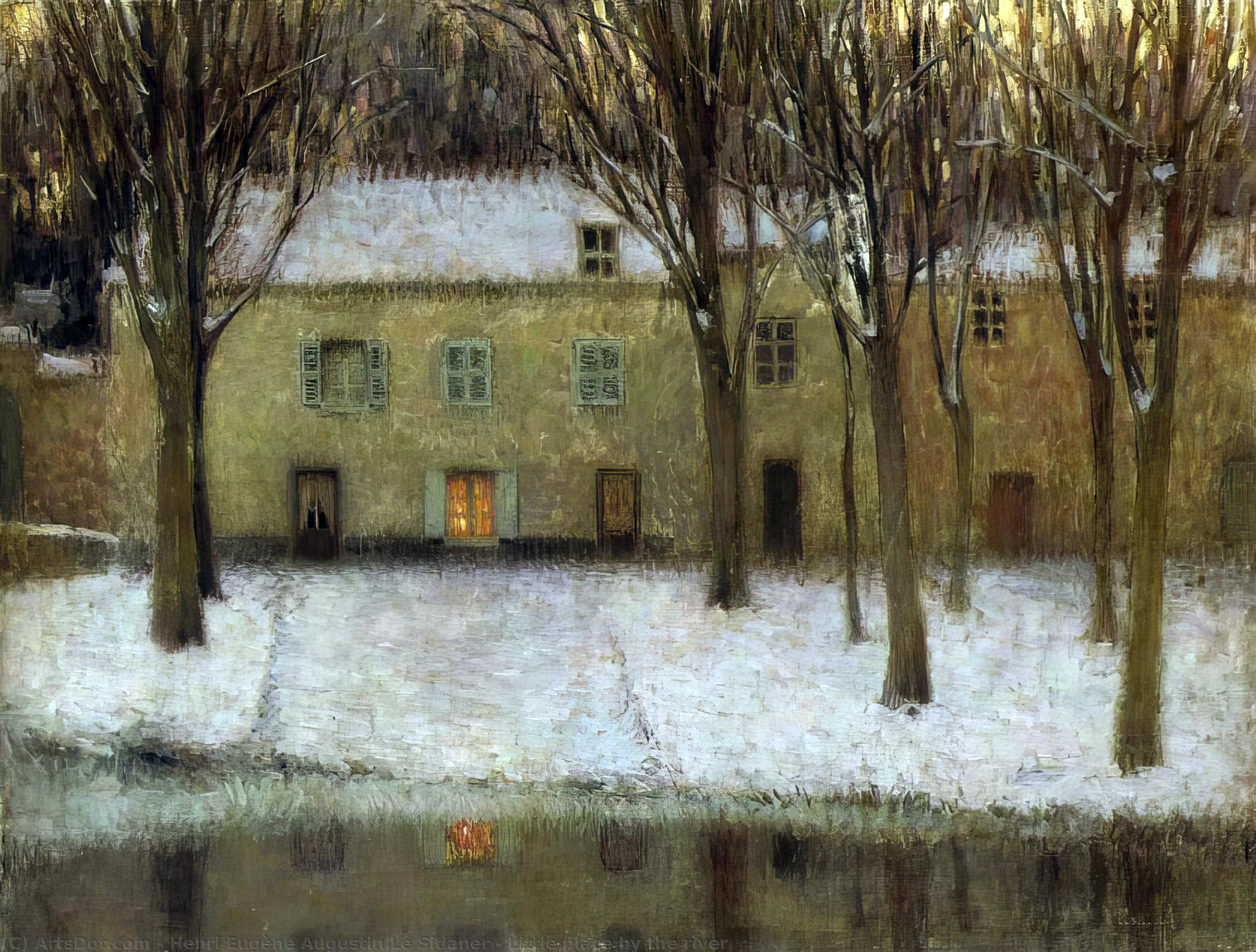 Little Place By The River — Henri Le Sidaner