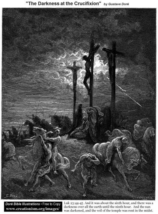 The Darkness At The Crucifixion — Paul Gustave Doré