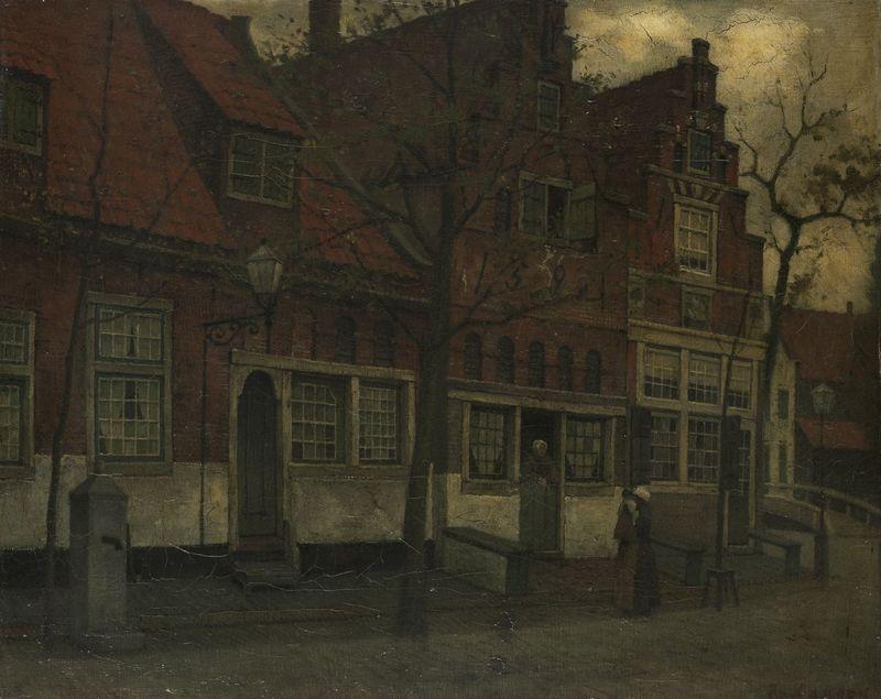 Houses On The Breedstraat In Enkhuizen — Eduard Karsen