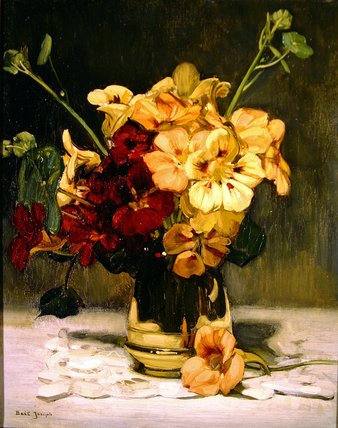Still Life Of A Vase Of Flowers — Claude Joseph Bail