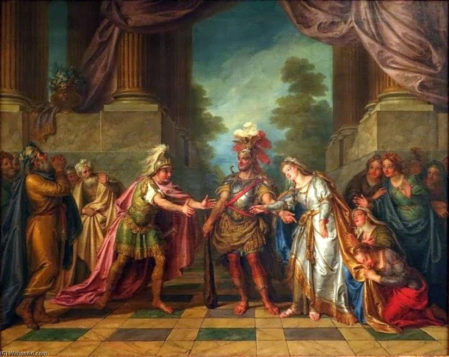 Hercules Restored Alcestis To Her Husband (nevers Version) — Charles Antoine Coypel Iv