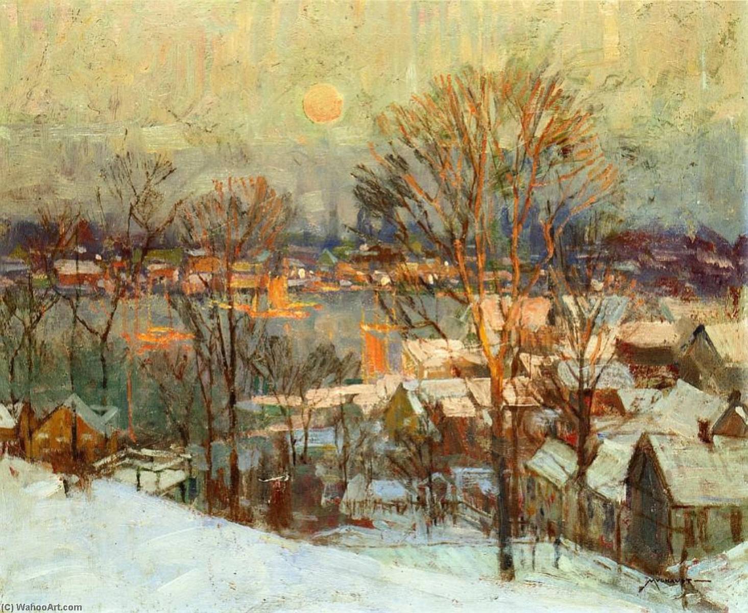 Gloucester Harbor, Winter — Frederick John Mulhaupt