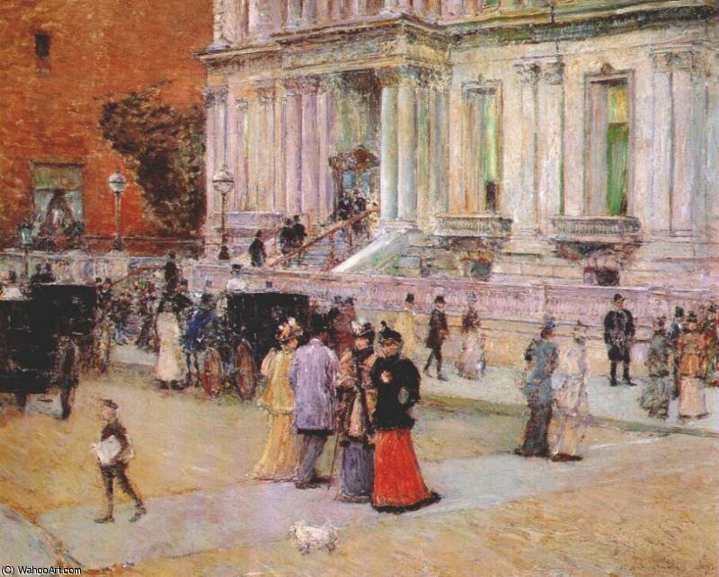 The Manhattan Club (the Stewart Mansion) - — Frederick Childe Hassam