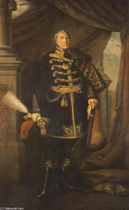 Portrait Of János Buttler — Miklós Barabás