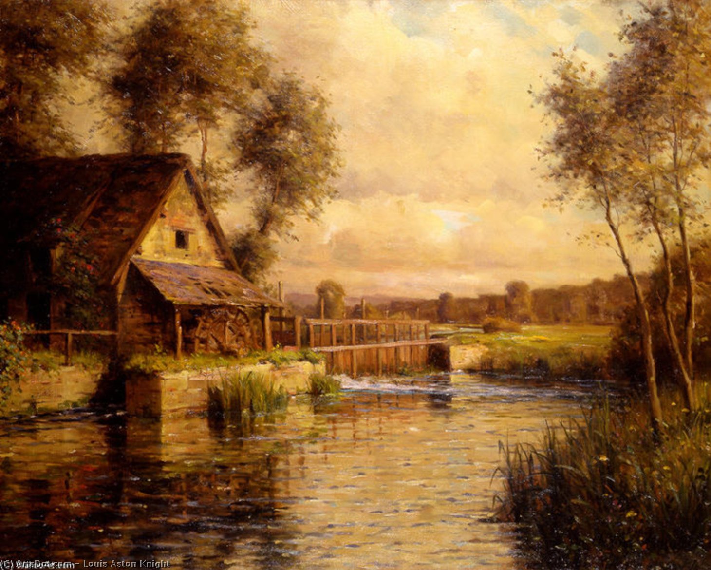 Old Mill In Normandy — Luis Aston Knight