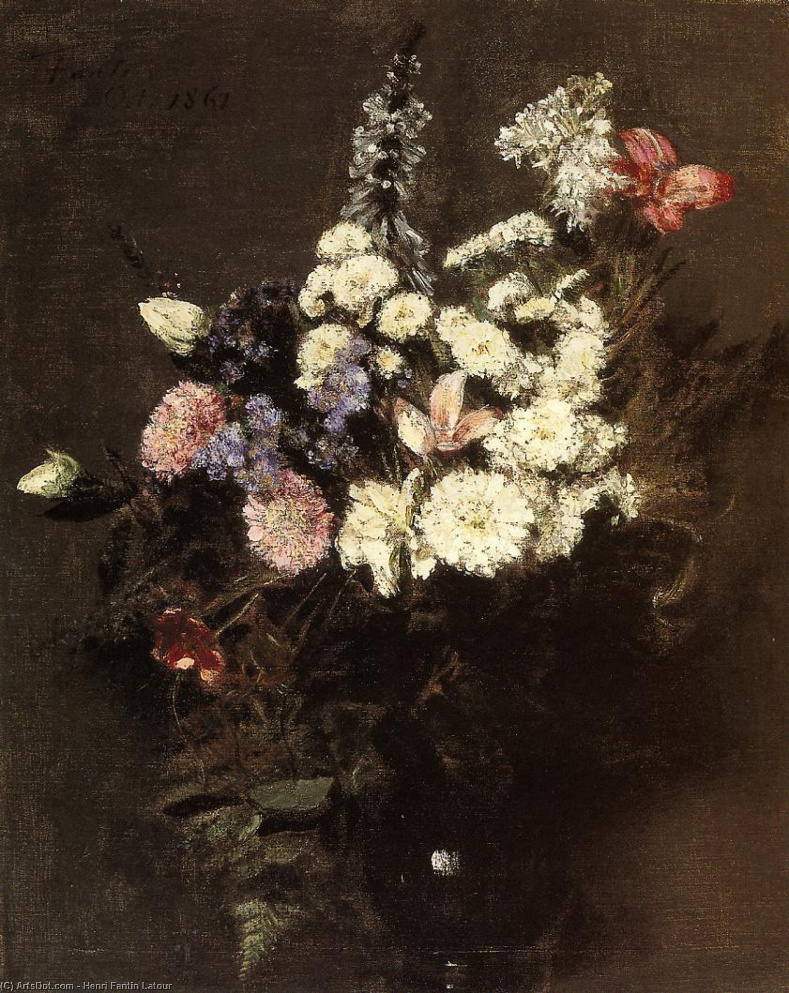 Autumn Flowers — Henri Fantin-latour