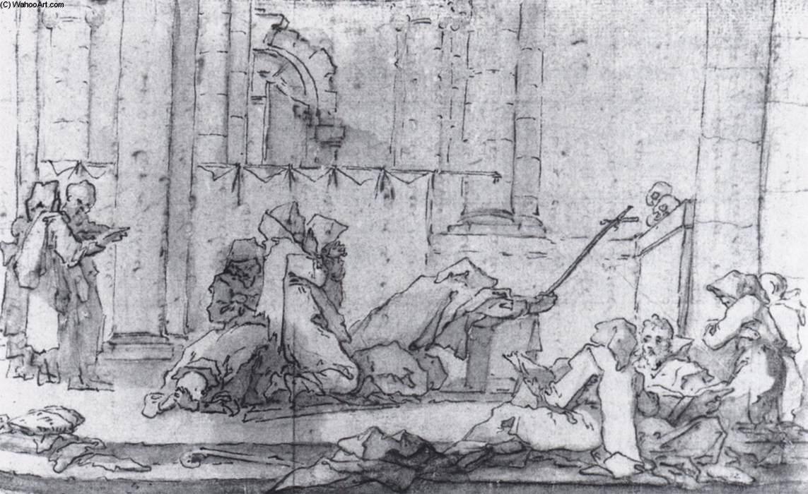 Adoration Of The Skulls — Michel François Dandré-bardon