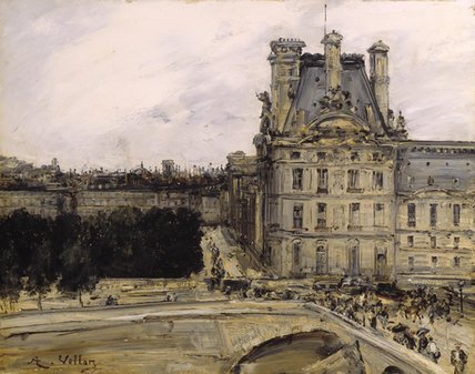 A Corner Of The Louvre — Antoine Vollon