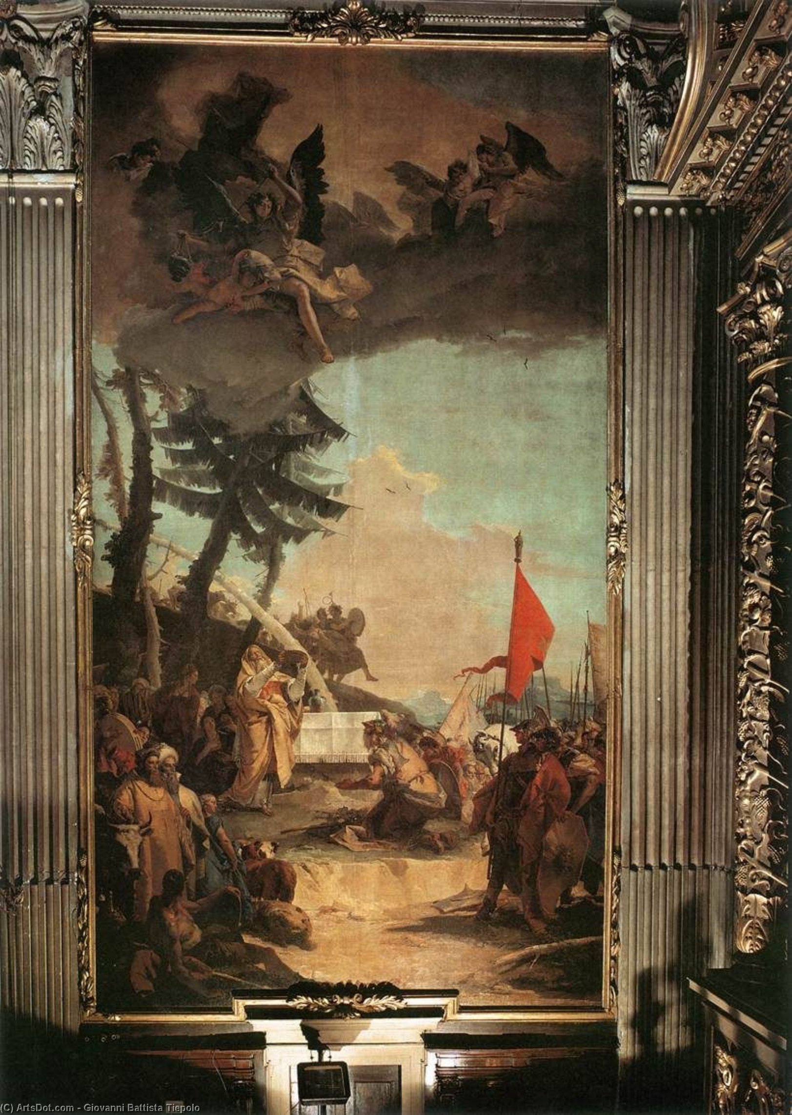 Das Opfer Des Melchisedek — Giambattista Tiepolo