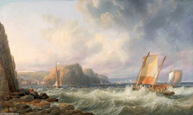Off The Yorkshire Coast, Staithes — John Wilson Carmichael