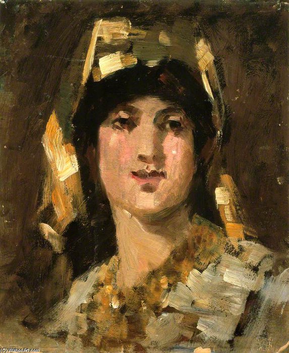 Spanish Señorita In Mantilla — John Duncan Fergusson