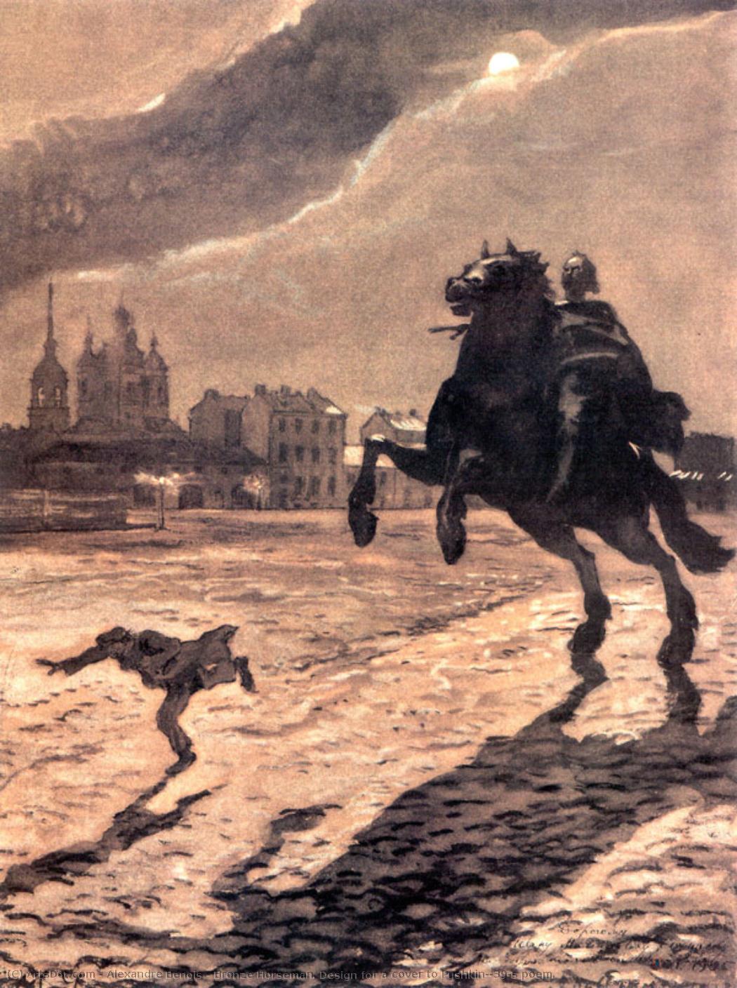 Bronze Horseman. Design For A Cover To Pushkin's Poem. — Alexandre Benois
