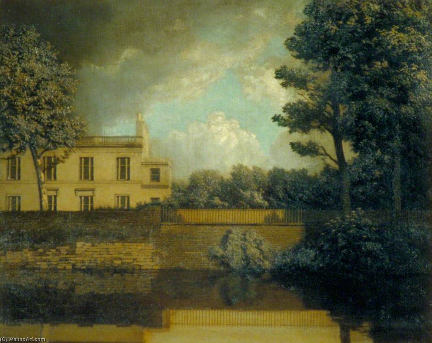 Canal Scene, Maida Vale — Algernon Cecil Newton