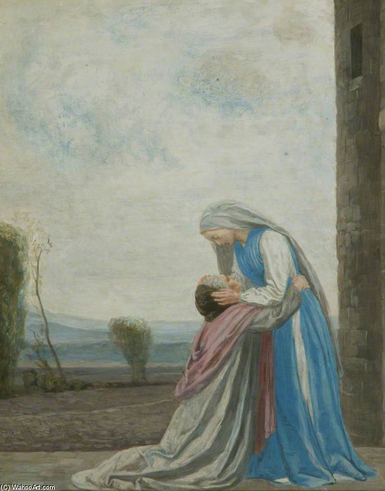 The Meeting Of The Virgin And Saint Elizabeth — Robert Anning Bell