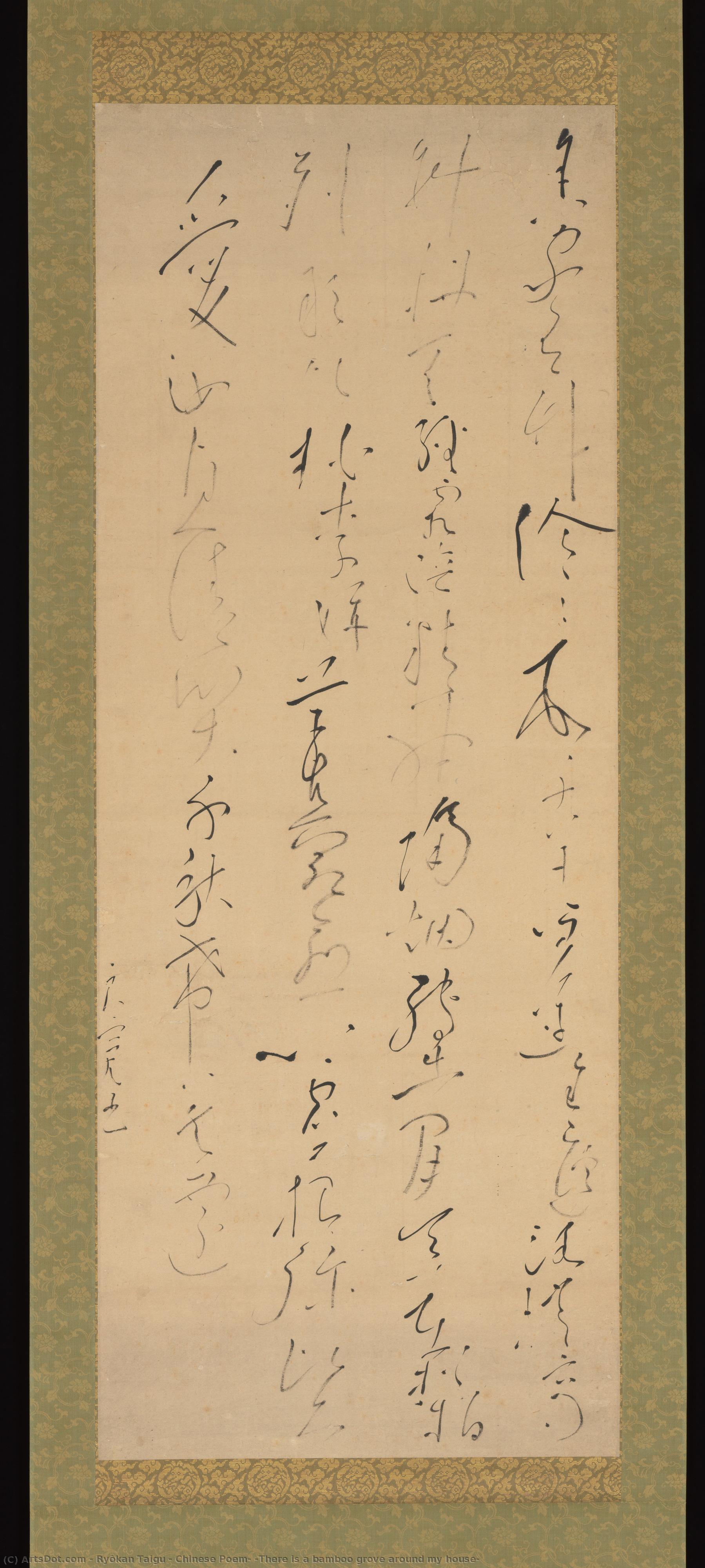 Chinese Poem: “there Is A Bamboo Grove Around My House” — Ryōkan Taigu