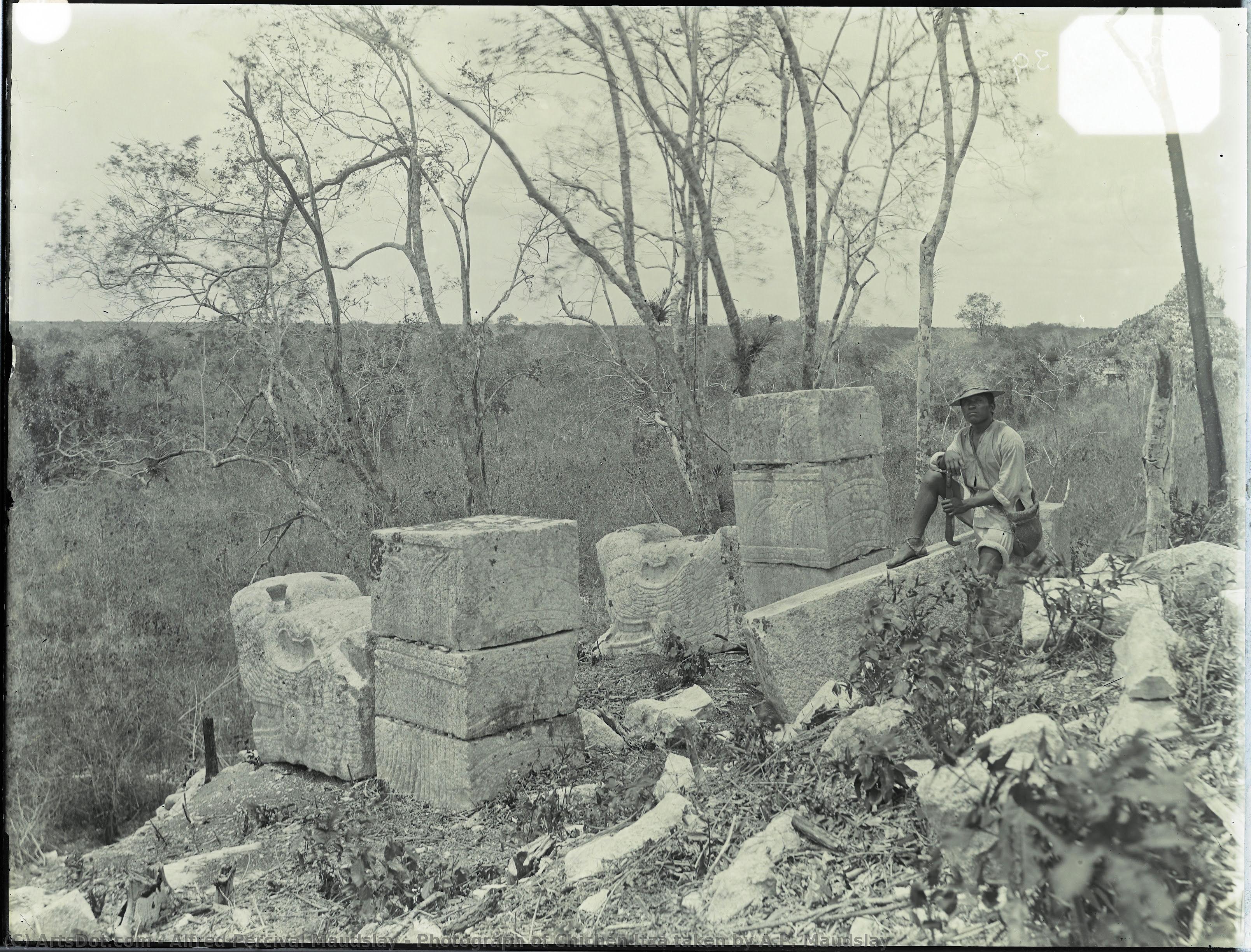 Photograph Of Chichén Itzá Taken By A.p. Maudslay — Alfred Percival Maudslay