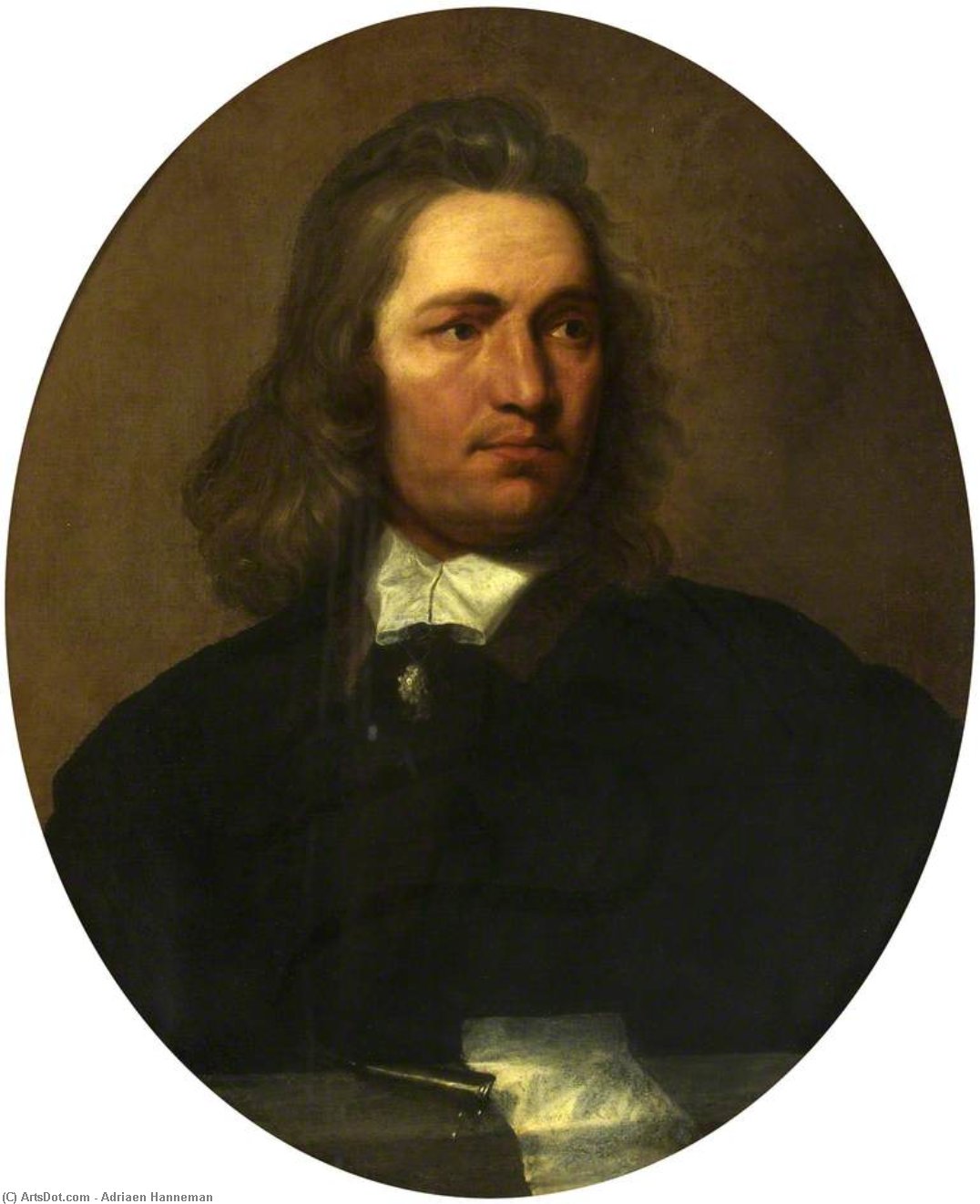 Portrait Of An Unknown Man — Adriaen Hanneman